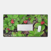 Bunchbeere mit Beeren Schreibtischunterlage (Tastatur & Maus)
