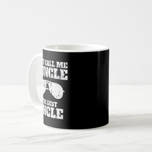 Buncle - They Call Me Buncle - The Uncle Funny  Kaffeetasse (Vorderseite Links)