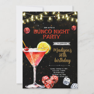 Bunco-Abend-Party-Einladung Einladung