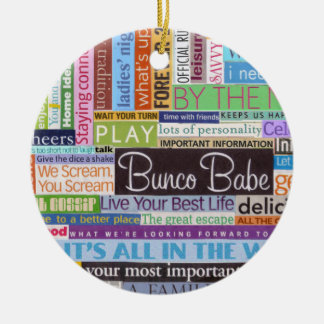Bunco am besten keramik ornament