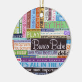 Bunco am besten keramik ornament (Links)