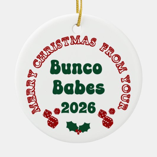Bunco Babe Annual Ornament (Vorne)