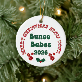 Bunco-Babe-Jahresbaumschmuck Keramik Ornament