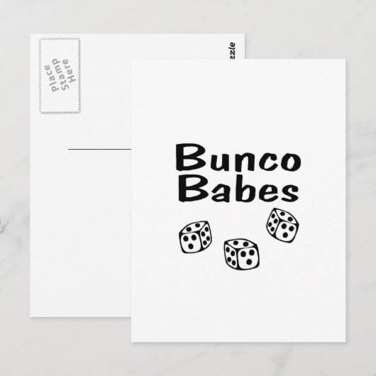 Bunco Babes Postkarte (Vorne/Hinten)
