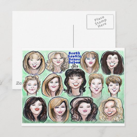 Bunco Babes Postkarte (Vorne/Hinten)