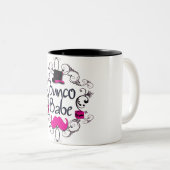 Bunco Baby mit rosa Zylinder und dem rosa Zweifarbige Tasse (VorderseiteRechts)