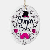 Bunco Baby mit Wirbel, dem Schnurrbart und Keramik Ornament (Rechts)