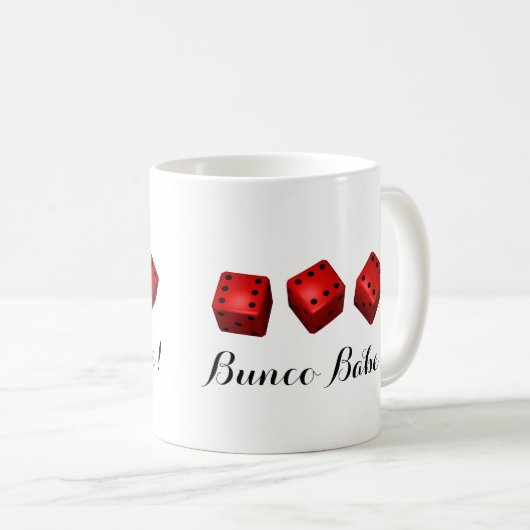 Bunco Baby oder Ihre Namenswürfel Kaffeetasse (VorderseiteRechts)