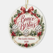Bunco-Beste Freundinnen Keramik Ornament (Links)