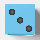 Bunco Blue Dice oder Die Gastgeschenk Geschenkschachtel (Oben)