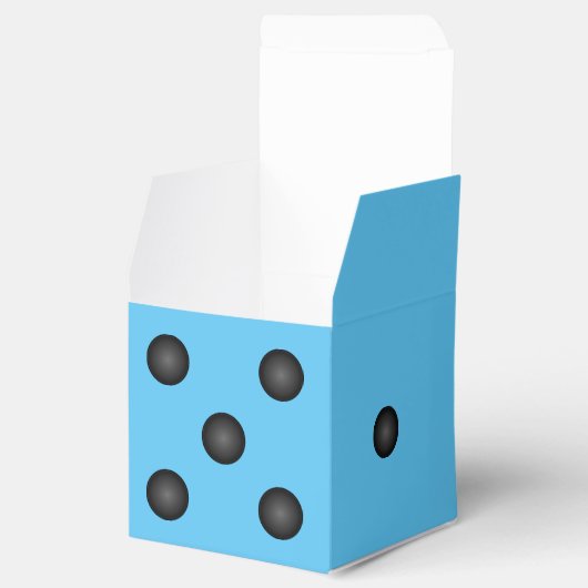 Bunco Blue Dice oder Die Gastgeschenk Geschenkschachtel (Geöffnet)
