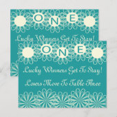 Bunco-Blume-Tafelkarte Nr. 1 Postkarte (Vorne/Hinten)