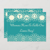 Bunco-Blume-Tafelkarte Nr. 2 Postkarte (Vorne/Hinten)