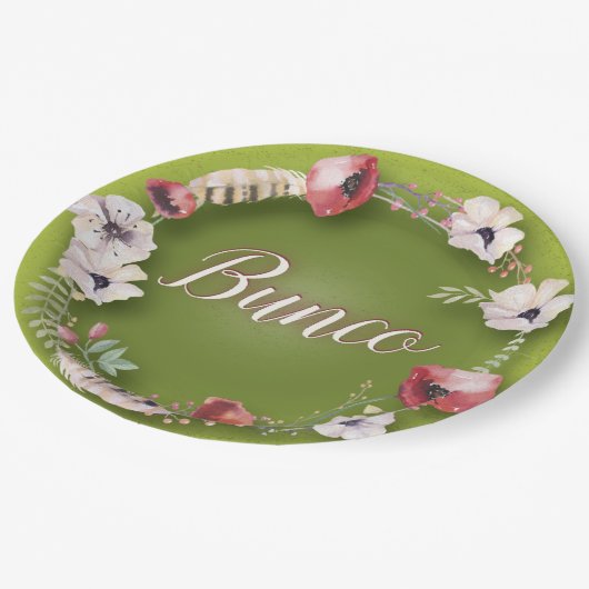 Bunco Boho PapierTeller (Schrägansicht)