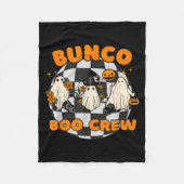 Bunco Boo Crew Bunco Halloween Dice  Fleecedecke (Vorderseite)
