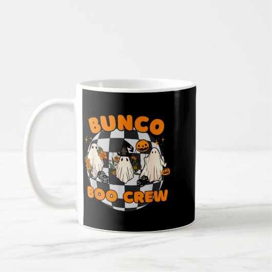 Bunco Boo Crew Bunco Halloween Dice  Kaffeetasse (Links)