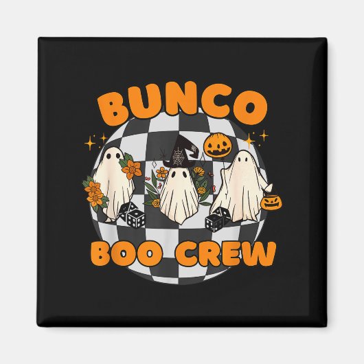 Bunco Boo Crew Bunco Halloween Dice Magnet (Vorne)