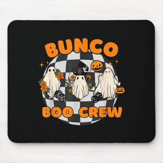 Bunco Boo Crew Bunco Halloween Würfel Mousepad (Vorne)