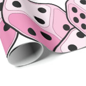 Bunco Brustkrebs Geschenkpapier (Rolleneckpunkt)