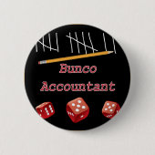 Bunco Buchhalter Button (Vorderseite)