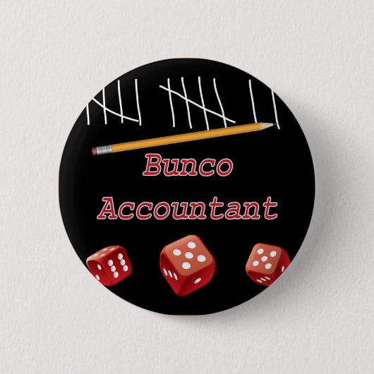 Bunco Buchhalter Button (Vorderseite)