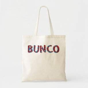 Bunco Buchstaben mit bunco Würfeln Tragetasche