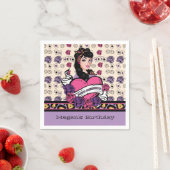 Bunco, Button-up Serviette (Beispiel)