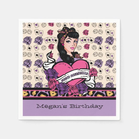 Bunco, Button-up Serviette (Vorderseite)