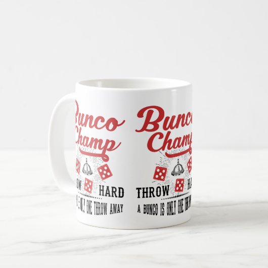 Bunco Champ Kaffeetasse (Vorderseite Links)