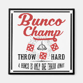 Bunco Champ mit Würfeln Magnet (Vorne)