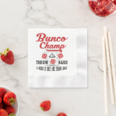 Bunco Champ Party Napkins Serviette (Beispiel)