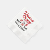 Bunco Champ Party Napkins Serviette (Ecke)