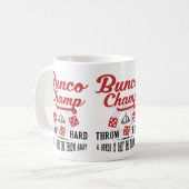 Bunco-Champion Kaffeetasse (Vorderseite Links)