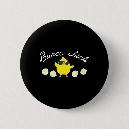 Bunco Chick Oaster Spring Bunco Dice Button (Vorderseite)