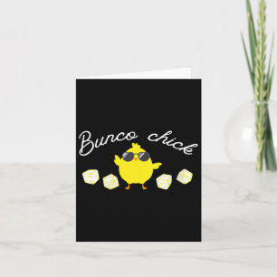 Bunco Chick Oaster Spring Bunco Dice Karte