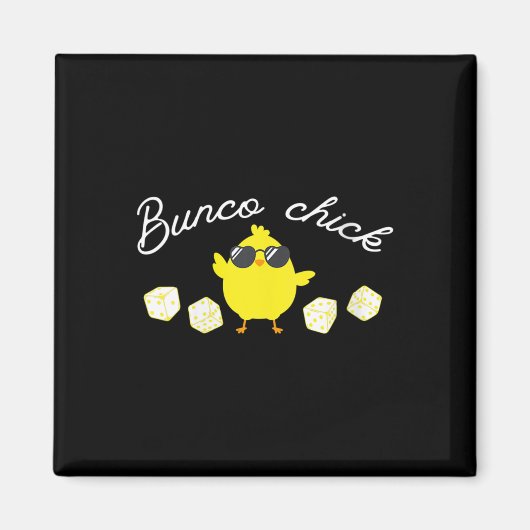 Bunco Chick Oaster Spring Bunco Dice Magnet (Vorne)
