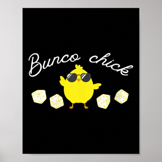 Bunco Chick Oaster Spring Bunco Dice Poster (Vorne)