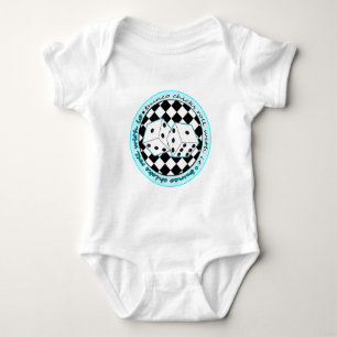Bunco Chicks Roll with it - blau Baby Strampler