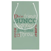 Bunco Christmas Holiday Geschenkbörse Kleine Geschenktüte (Rückseite)
