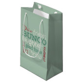 Bunco Christmas Holiday Geschenkbörse Kleine Geschenktüte (Vorderseite Schrägansicht)