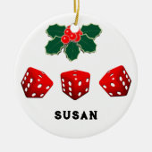 Bunco Christmas Keramik Ornament (Vorne)