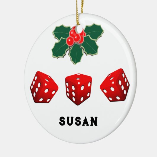 Bunco Christmas Keramik Ornament (Links)