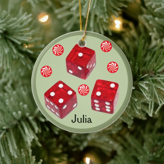 Bunco Christmas Keramik Ornament (Baum)