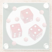 Bunco Christmas Keramik Ornament Glass Untersetzer (Rückseite)