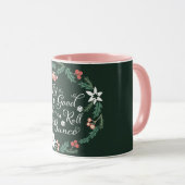 Bunco Dezember Weihnachtswürfel-Spiel-Nacht Tasse (VorderseiteRechts)