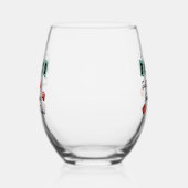 Bunco Dice Friend Weinglas Ohne Stiel (Links)