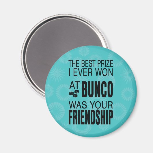 Bunco Dice Friendly Preis Magnet (Vorderseite/Rückseite)