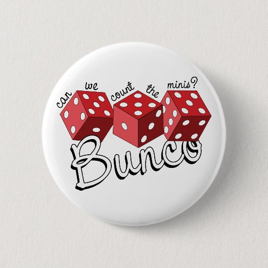 Bunco Dice Game Button (Vorderseite)
