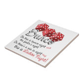 Bunco Dice Game Fliese (Seite)