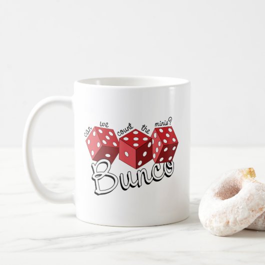 Bunco Dice Game Kaffeetasse (Mit Donut)